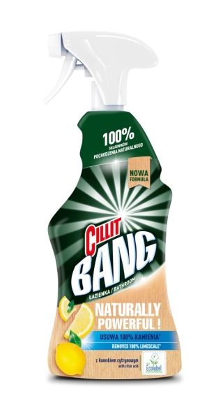 Cillit Bang Naturally Powerful Łazienka spray 750 ml z kwaskiem cytrynowym