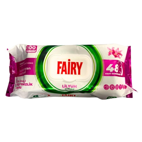 Fairy Chusteczki Czyszczące Uniwersalne Lily 100 sztuk lilia