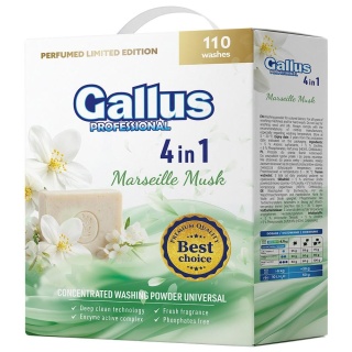 Gallus Professional perfumowany proszek do prania Marsylskie Piżmo 5,5 kg 110 prań