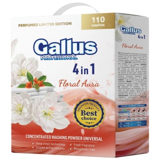 Gallus Professional Kwiatowa Aura perfumowany proszek do prania kolorów 5,5 kg 110 prań