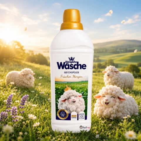 Königliche Wäsche Frischer Morgen płyn do płukania tkanin 1,8 l 72 płukania