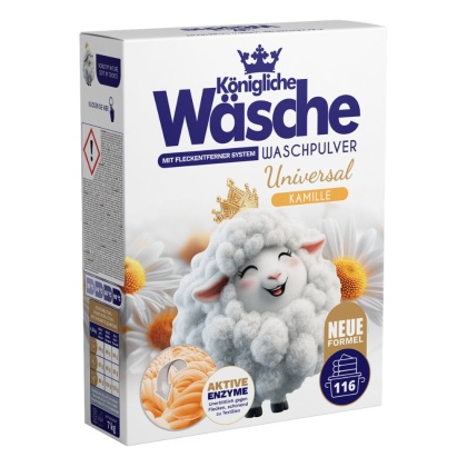 Königliche Wäsche Proszek do prania uniwersalny Rumianek 7 kg DE - 100 prań