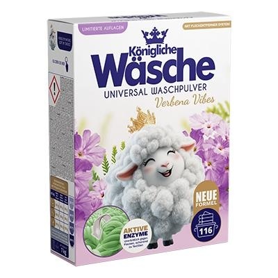 Königliche Wäsche Proszek do prania uniwersalny Verbena Vibes 7 kg DE - 116 prań