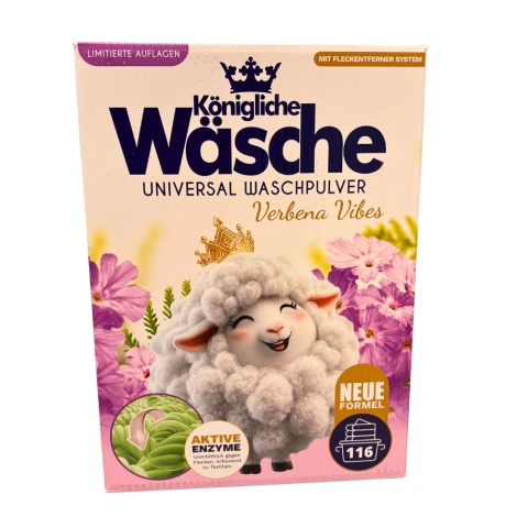 Königliche Wäsche Proszek do prania uniwersalny Verbena Vibes 7 kg DE - 116 prań