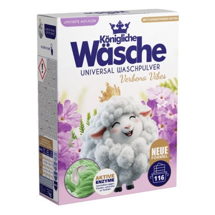 Königliche Wäsche Proszek do prania uniwersalny Verbena Vibes 7 kg DE - 116 prań