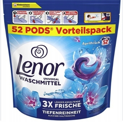 Lenor Aprilfrisch kapsułki do prania uniwersalne 52 sztuki