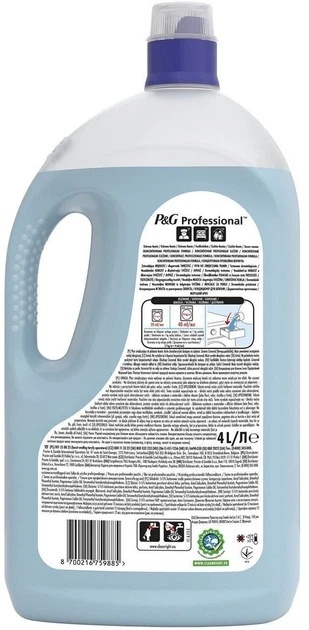 Lenor Professional Płyn do płukania tkanin 4 l - Morska Bryza, 200 płukań Aprilfrisch
