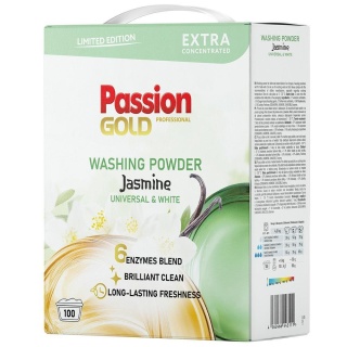 Passion Gold Professional Jasmine proszek do prania białego i uniwersalnego 5,5 kg 100 prań