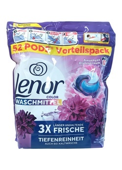 Lenor Amethyst Blütentraum kapsułki do prania kolorów 52 sztuki