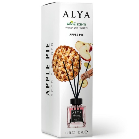 Alya Nature’s Scents Apple Pie patyczki zapachowe Szarlotka 100 ml