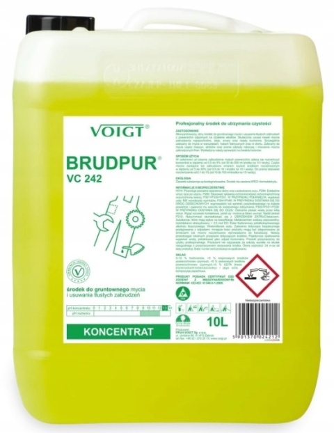Voigt BRUDPUR VC 242 koncentrat do tłustego brudu, oleju i smaru 10 l