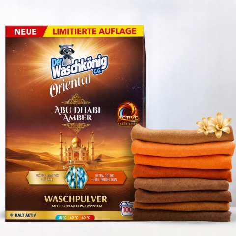 Der Waschkönig Oriental Abu Dhabi Amber proszek do prania kolorów 6 kg 100 prań