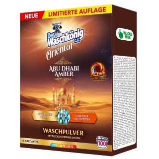 Waschkönig Abu Dhabi Amber proszek do kolorów 6 kg 100 prań