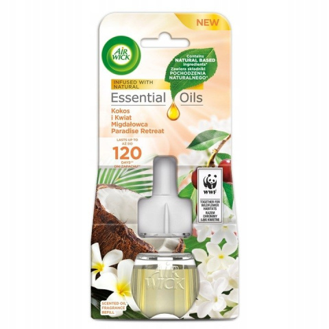 AIR WICK ELEKTRIC 19ML ZAPAS KOKOS I KWIAT MIGDAŁOWCA AIR WICK ELEKTRIC 19ML ZAPAS KOKOS I KWIAT MIGDAŁOWCA