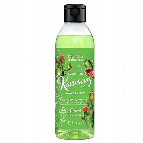 BARWA Szampon nawilżający kaktusowy, 300ml BARWA Szampon nawilżający kaktusowy, 300ml
