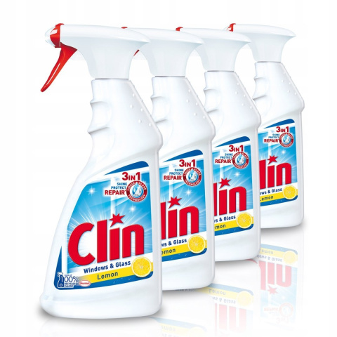 Clin Lemon płyn do szyb okien cytrusowy 500 ml Clin Lemon płyn do szyb okien cytrusowy 500 ml
