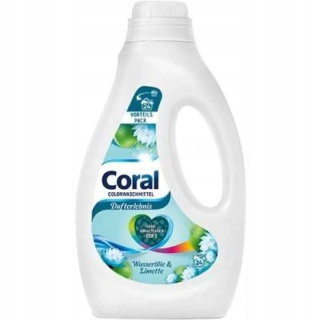 Coral Color Wasserlilie Limette niemiecki żel do prania kolorów 1l Kolor