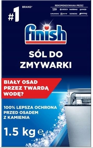 Finish Sól do zmywarki zmiękczająca wodę 1,5 kg