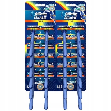 Gillette Blue II PLUS maszynki do golenia 2 x 24 (48)