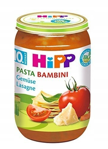 HIPP BIO WARZYWNA LASAGNE 220g 10m OMEGA 3
