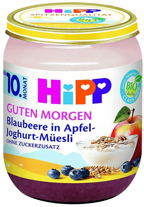 HiPP Jogurt z Musli Borówkami i Jabłkiem HiPP Jogurt z Musli Borówkami i Jabłkiem