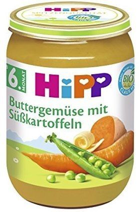 HiPP Wegetariańskie Warzywa z Batatami i Groszkiem