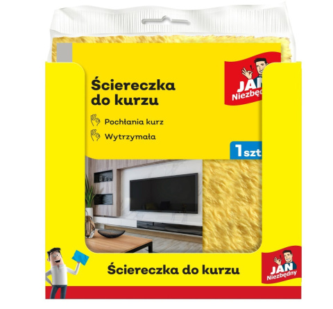 Jan Niezbędny Ściereczka do kurzu antyelektrostatyczna 1 szt. Jan Niezbędny Ściereczka do kurzu antyelektrostatyczna 1 szt.