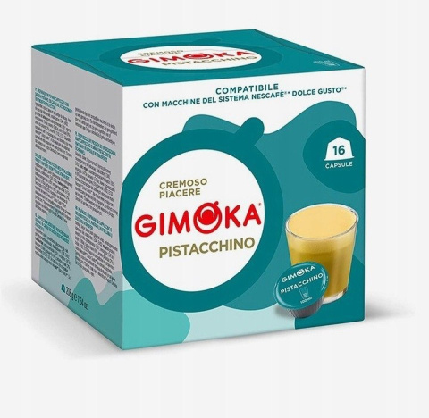 Kawa Kapsułki Gimoka PISTACCHINO do Dolce Gusto 16 Kawa Kapsułki Gimoka PISTACCHINO do Dolce Gusto 16