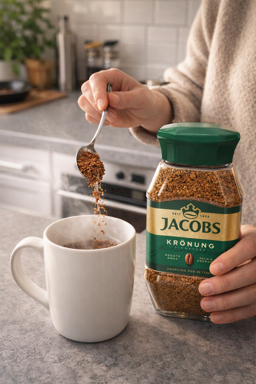 Najlepsza kawa rozpuszczalna w 2026 - Ranking Davidoff, Eduscho i Jacobs