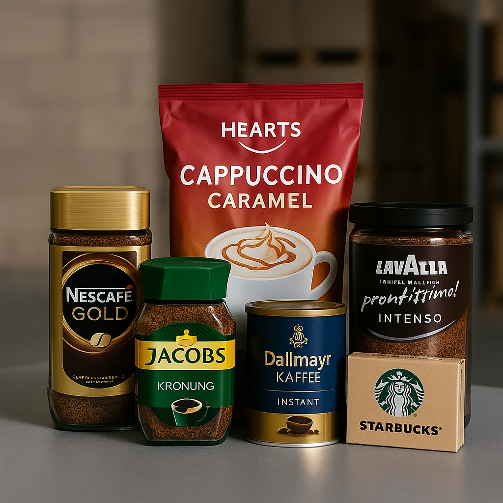 Kawa Rozpuszczalna – Jacobs, Nescafe, Dallmayr, Starbucks