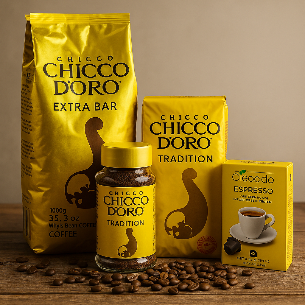 chicco doro – kawa ziarnista – kawa mielona – kawa premium